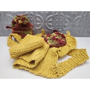 Hand made crochet bathroom set #2